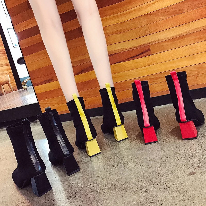 

Women's boots new skinny elastic socks and boots 2019