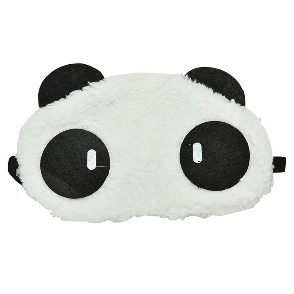 

Nap Eye Shade Cartoon Blindfold Sleep Eyes Cover Sleeping Travel Rest Patch Blinder Cute Panda Sleeping Eye Mask