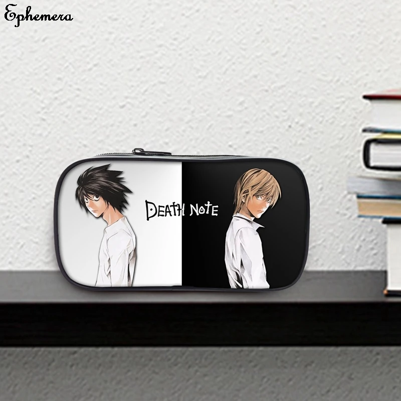 

Anime Death Note Cosplay Pencil Case Cosmetic Bag Stationery Box Students School Pen Pencile Pouch Bags Gift