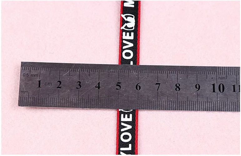 

My Love Grosgrain Ribbon Oil Printed Wired ribbon ruban stain organza ribbon DIY Lint Sewing Clothing accessories Craft supplies