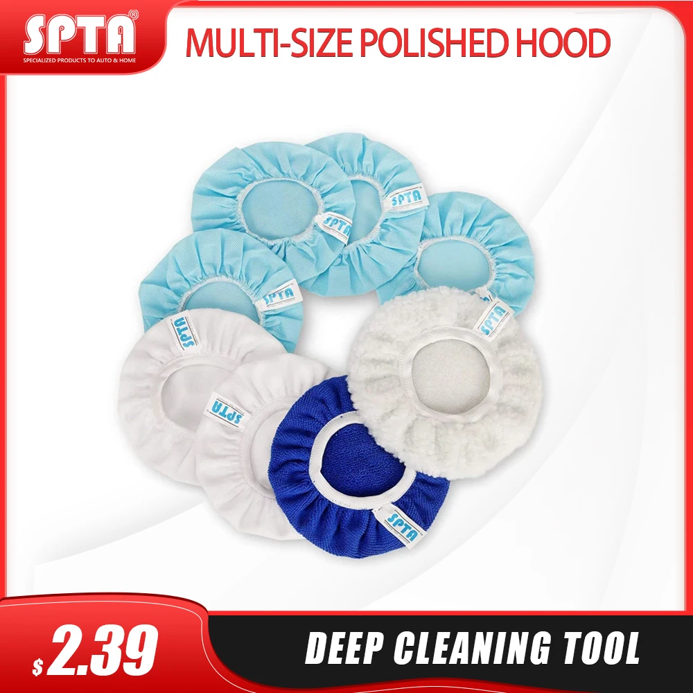 Баферные накладки SPTA для полировки капота шапочка из микрофибры накладок