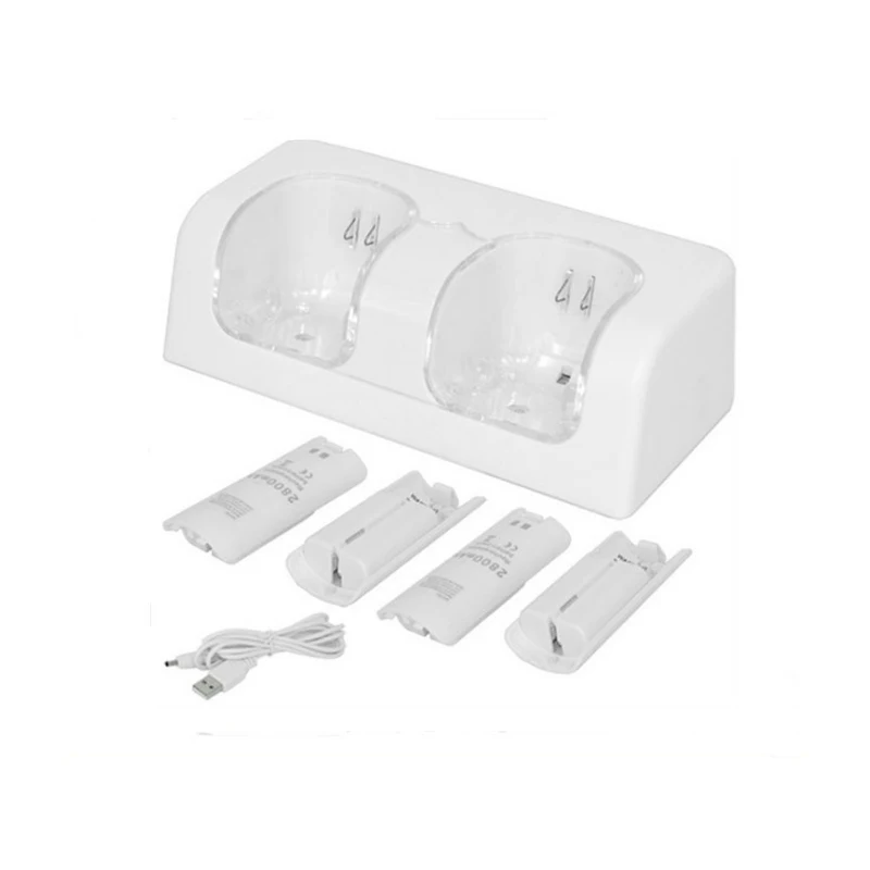 Зарядное устройство для геймпада с двумя сидениями контроллера NINTENDO консоль