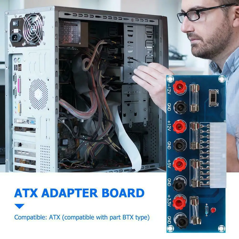 Адаптер питания шасси настольного ПК ATX переводится на адаптер модуль выходной