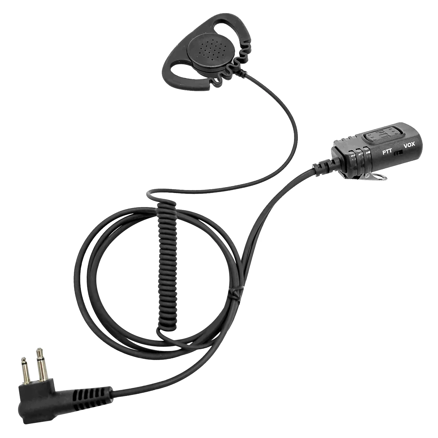 The new noise-resistant and clear D-type headphones monitor walkie-talkie headphones radio earphone