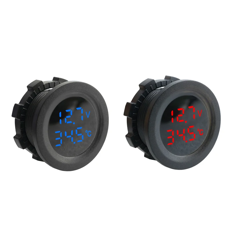 Новый цифровой двойной дисплей температуры и вольтметр модифицированный