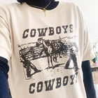 Sunfiz Милая женская футболка модная корова мальчик Крем Топ harajuku хлопковая укороченная футболка Готическая женская футболка