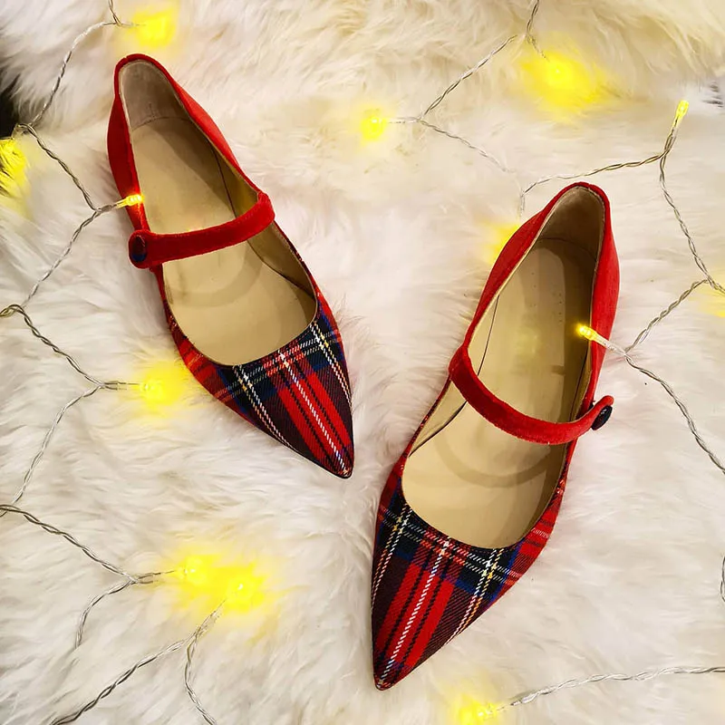 Мэри Джейн с леопардовым принтом острым носком Вязание балетки на плоской