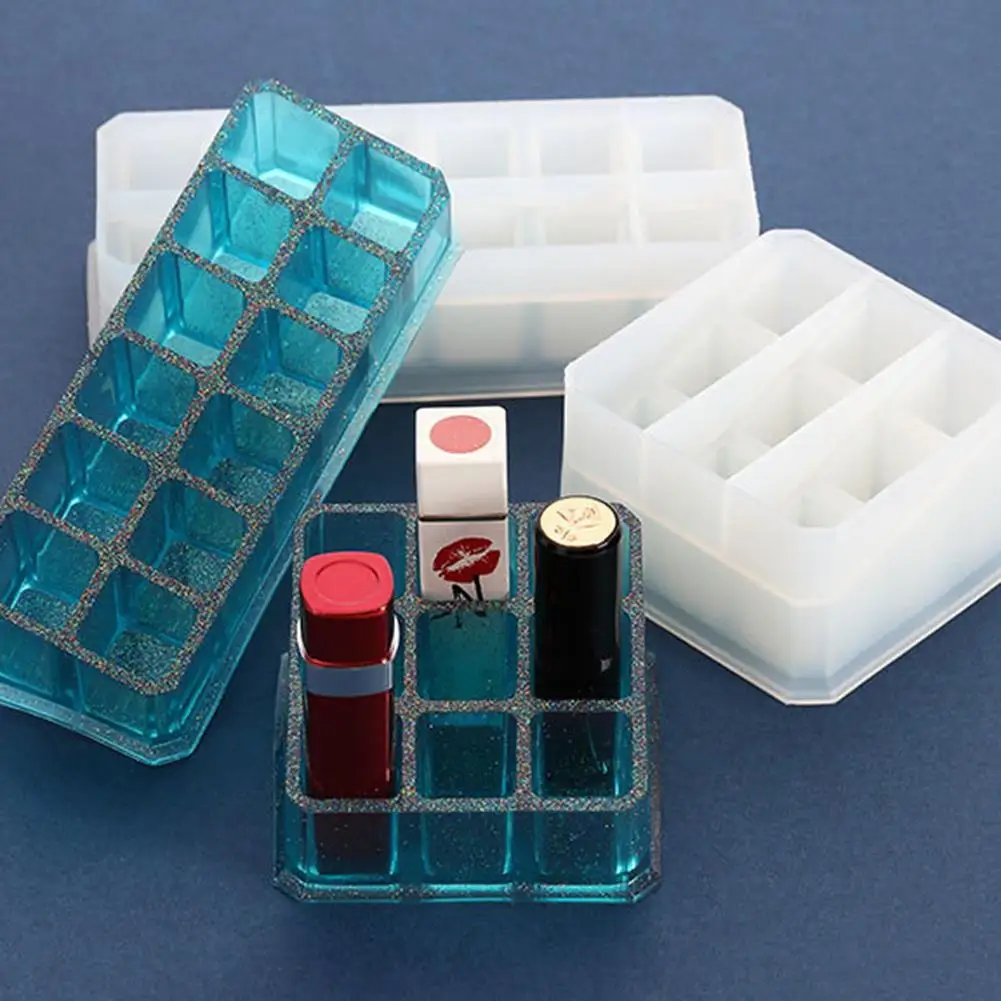 С украшением в виде кристаллов эпоксидной смолы формы DIY корзины ручной работы