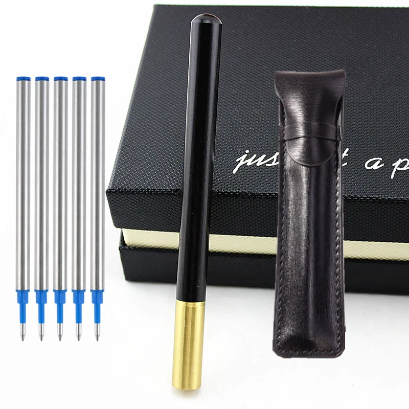 1 шт. высококлассная деревянная ручка для письма в деловом и офисном стиле