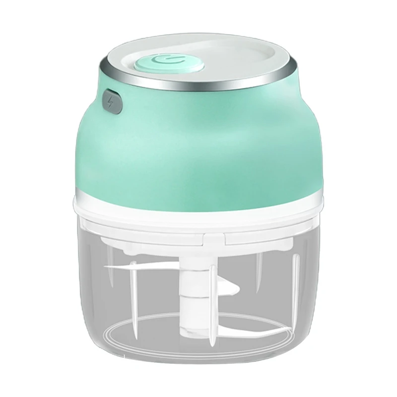 

Mini Portable Electric Garlic Speedy Chopper Spiral Shredder Food Processor Onion Fruit Cutter Press Mincer USB Vegetable