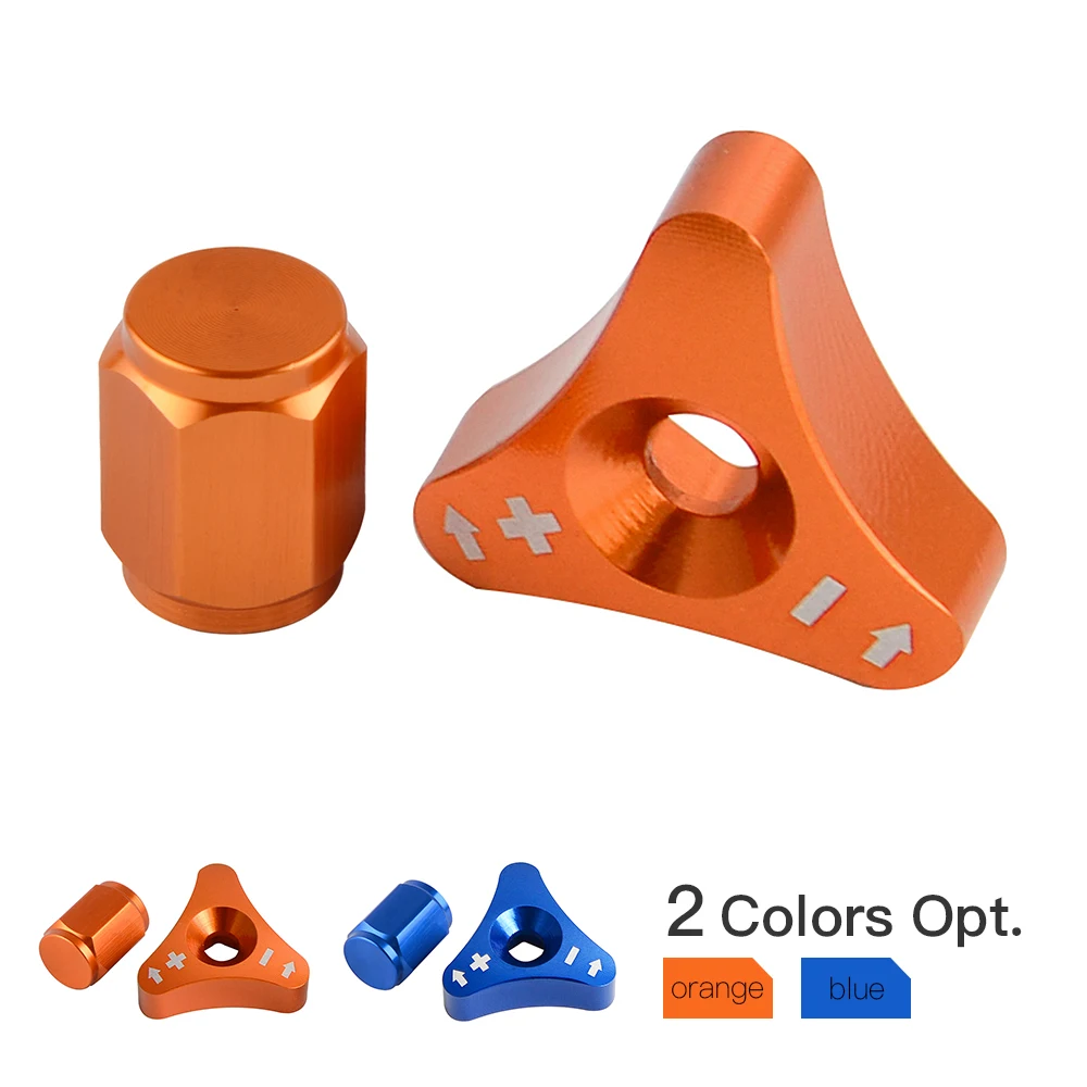 Передний амортизатор рукоятка вилки РЕГУЛИРОВОЧНЫЙ БОЛТ & клапан Кепки для KTM SX SXF