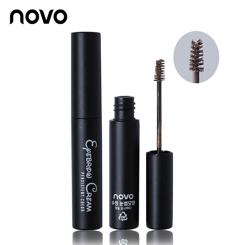 NOVO Eye Makeup 3D тонированный крем для бровей гелевая ручка коричневый корректор