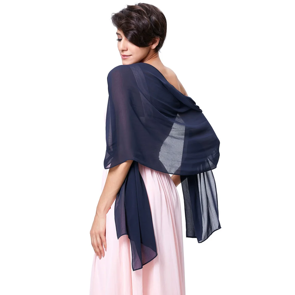 Женская шифоновая шаль Kate Kasin мягкие шали и накидки из пашмины длинная модная для