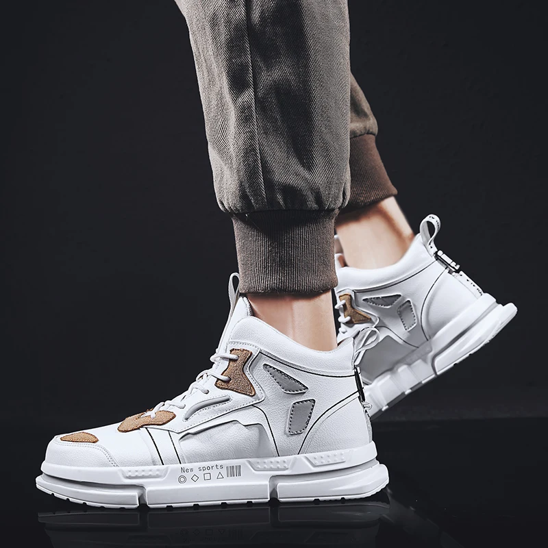 Модная мужская повседневная обувь прогулочная Мужская красного цвета Tenis Masculino