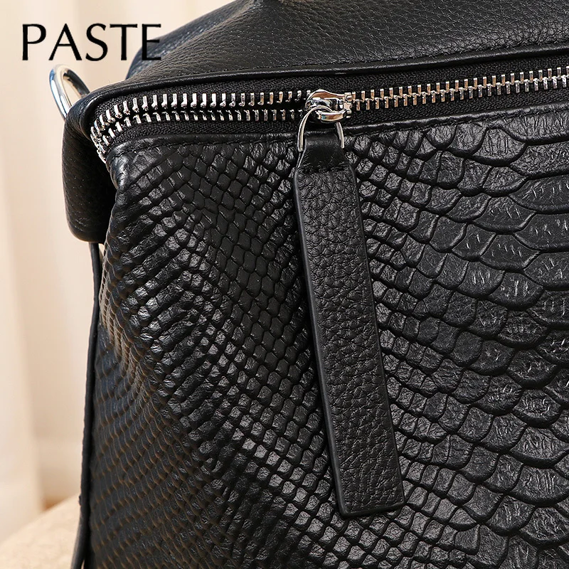 2019 шикарные ретро сумки с крокодиловым узором из воловьей кожи женские известных