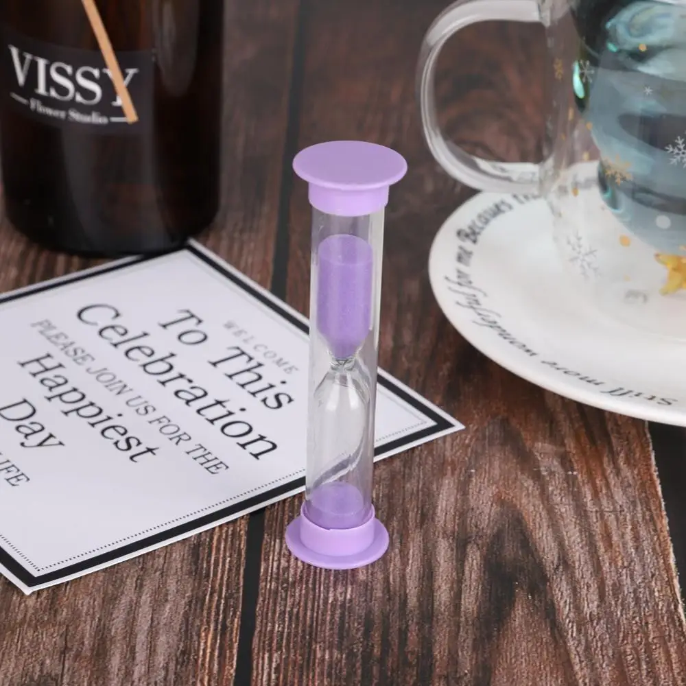 Маленькие песочные часы цветные аксессуары для украшения стола и дома игрушки