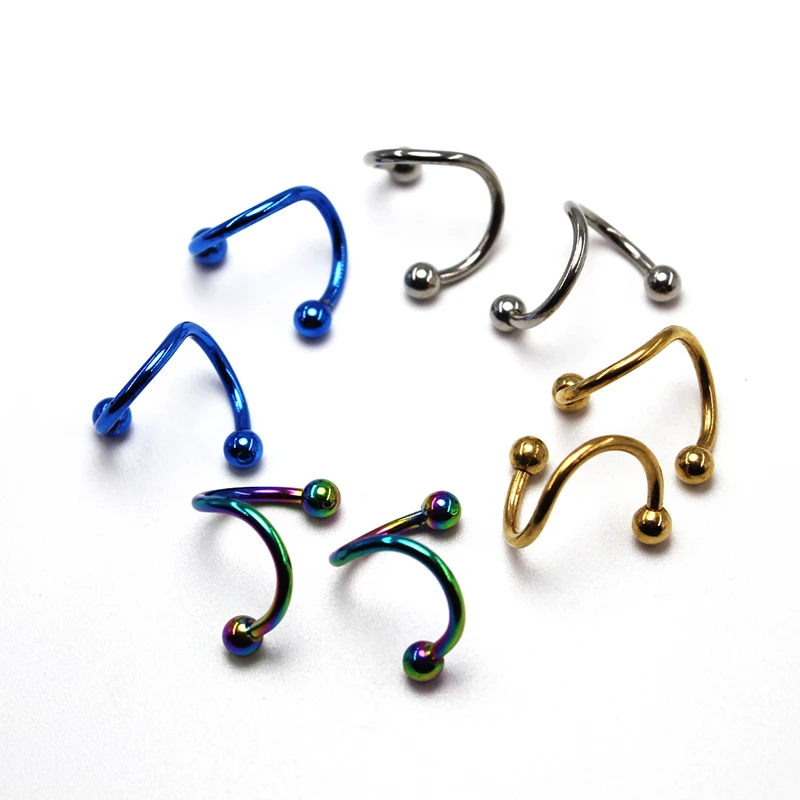 2 шт. 1 пара цветные розовые золотые пирсинг для губ трендовые сексуальные