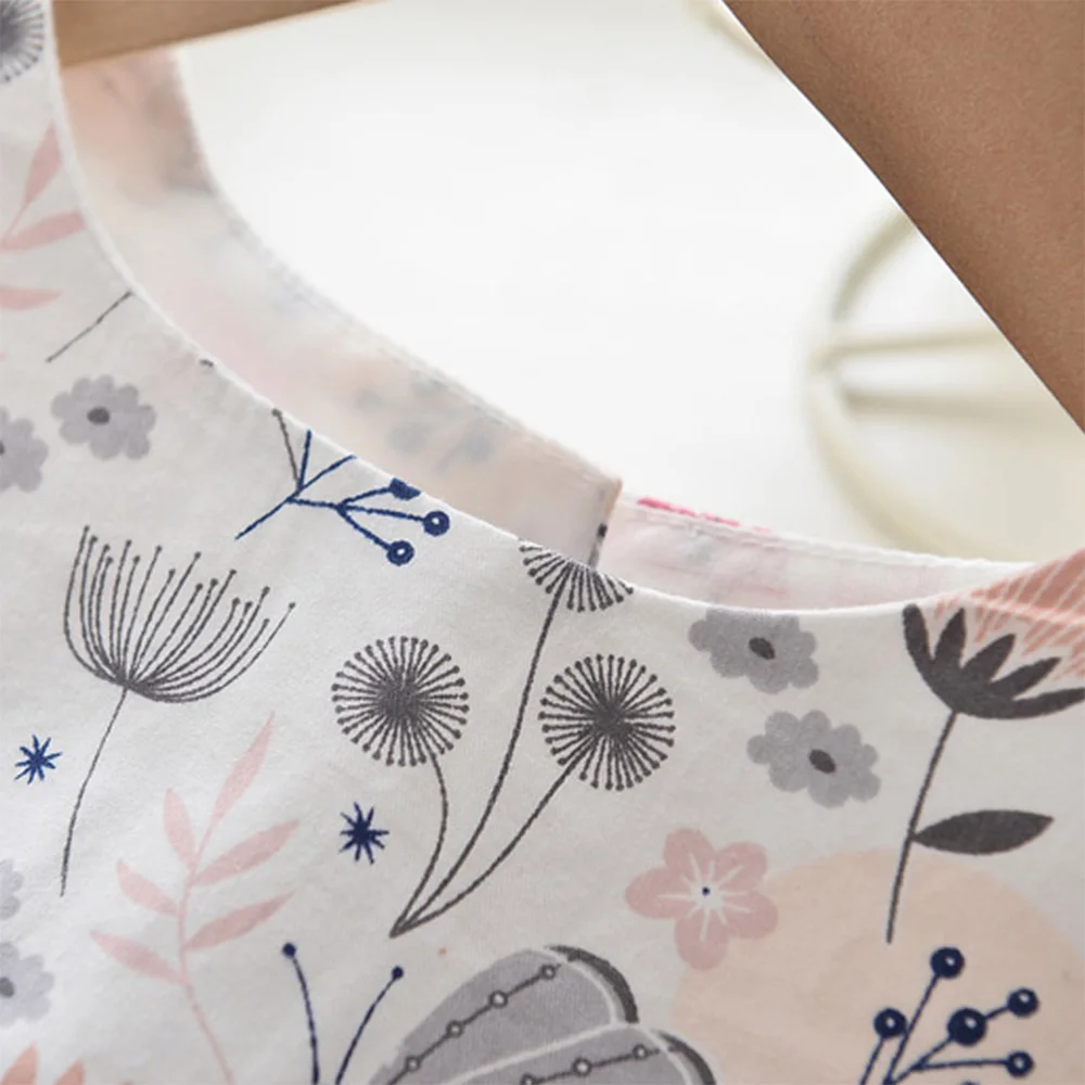 Детское летнее платье без рукавов Amya с цветочным принтом в виде бабочек для