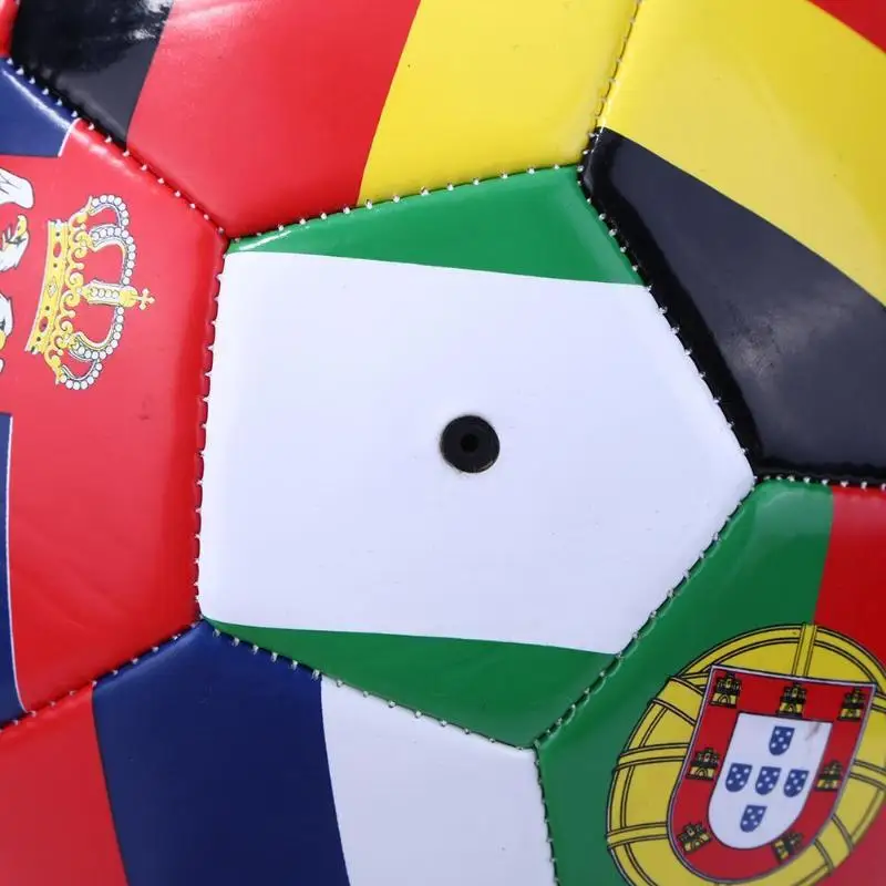 Тренировочный футбольный мяч WISHOME размер 5 национальный флаг для