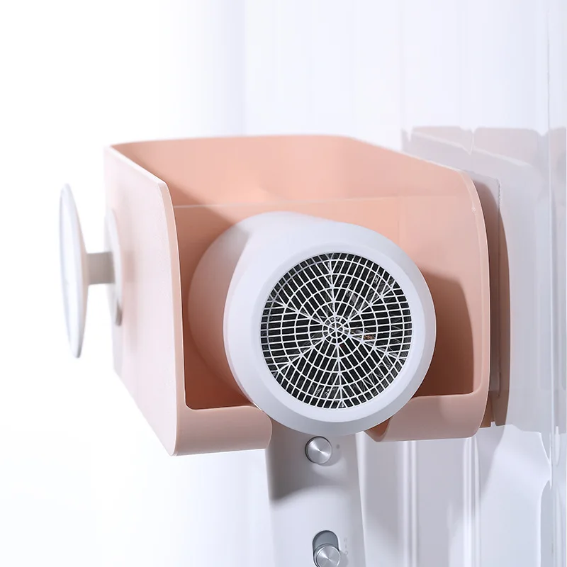 

Wall-mounted Hair Dryer Holder ABS Bathroom Shelf Storage Hairdryer Holder Rack Organizer For Hairdryer Shower Bath Storage Rack