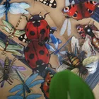 40 шт. наклейки в виде насекомых, Жуков, стрекозы, пчелы, Стильные наклейки из ПВХ для скрапбукинга, DIY, Подарочные Упаковочные ярлыки, декоративные бирки