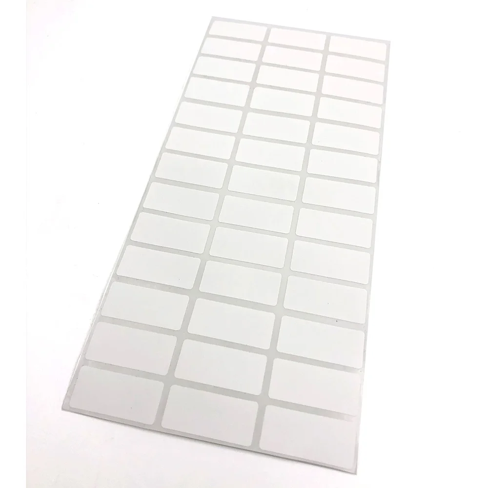 Водостойкая наклейка с чистым именем персонализированная белая этикетка сделай