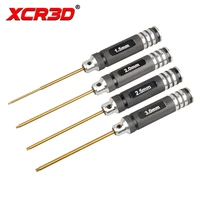 xcr3d hot selling 3d printer parts 1 5 2 0 2 5 3 0mm new detachable titanium coated hexagonal screwdriver tool kitformaintenance