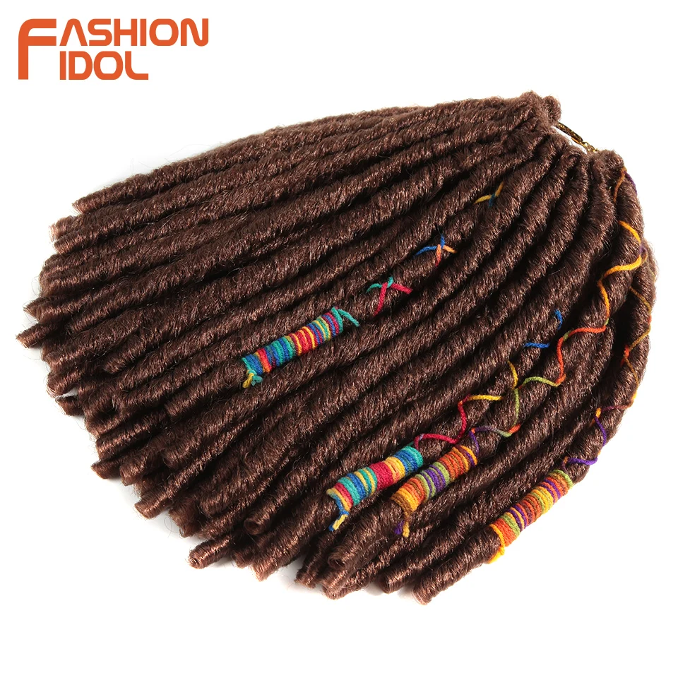 Модные IDOL 12 дюймов нитей искусственные косички синтетические плетеные мягкие
