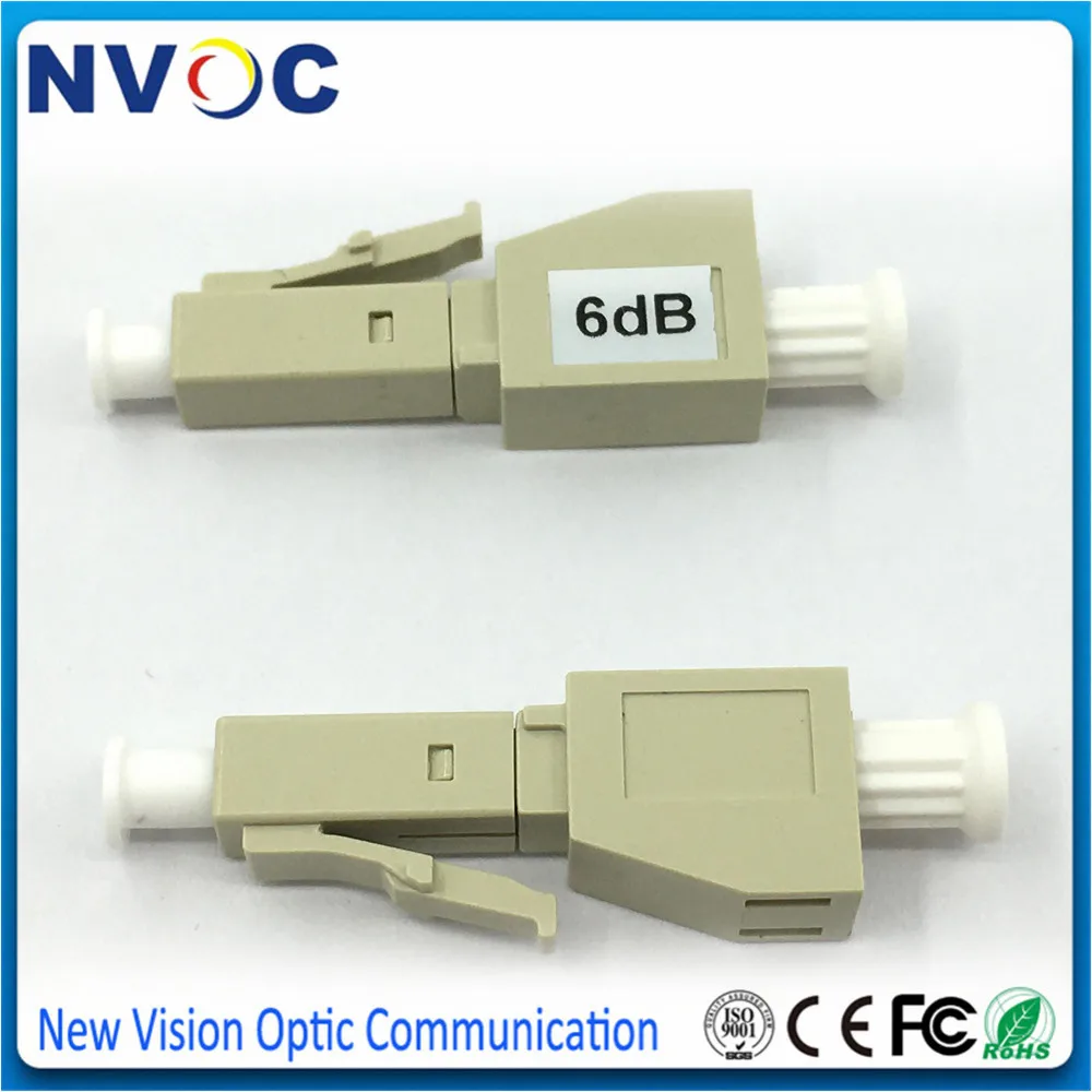 5 шт. 850nm 50/125 62 5/125 LCUPC многомодовый мужского и женского 1dB 2dB 3dB 5dB 7dB оптический