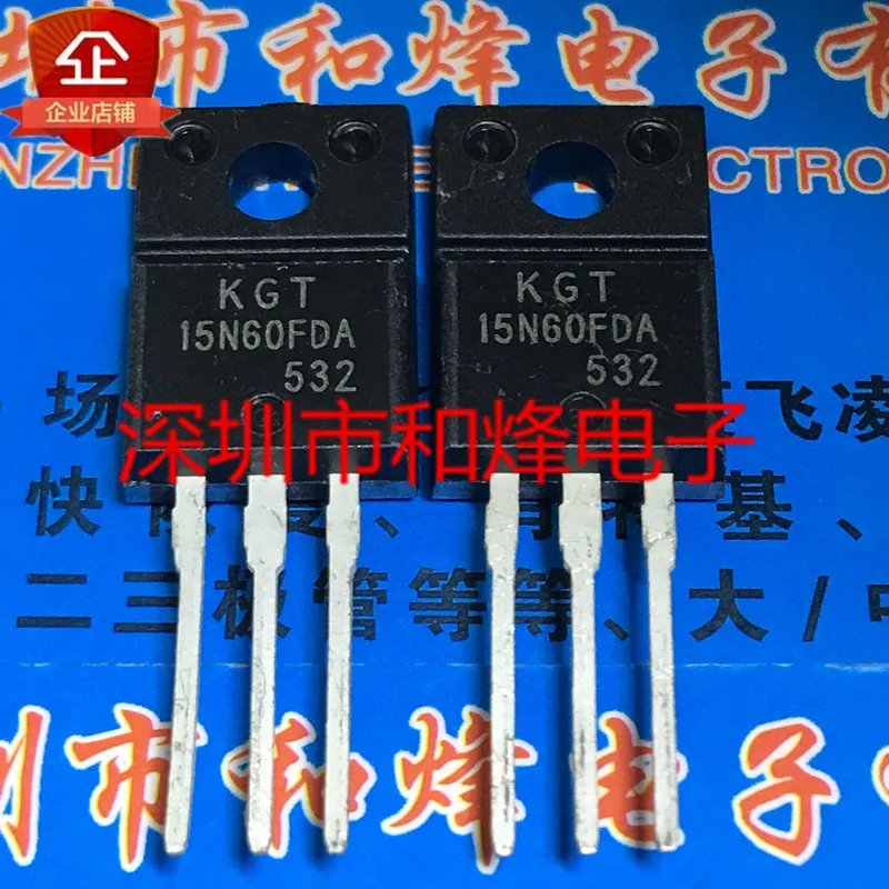 10 шт. KGT15N60FDA TO 220F IGBT 600V 15A 100% новый и оригинальный|Интегральные схемы| |