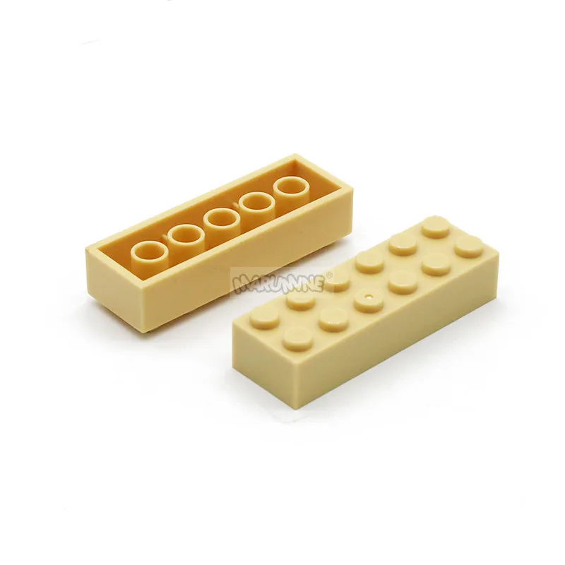 MARUMINE 50 шт в наборе кирпич Запчасти 2x6 точек блок строительные игрушки город