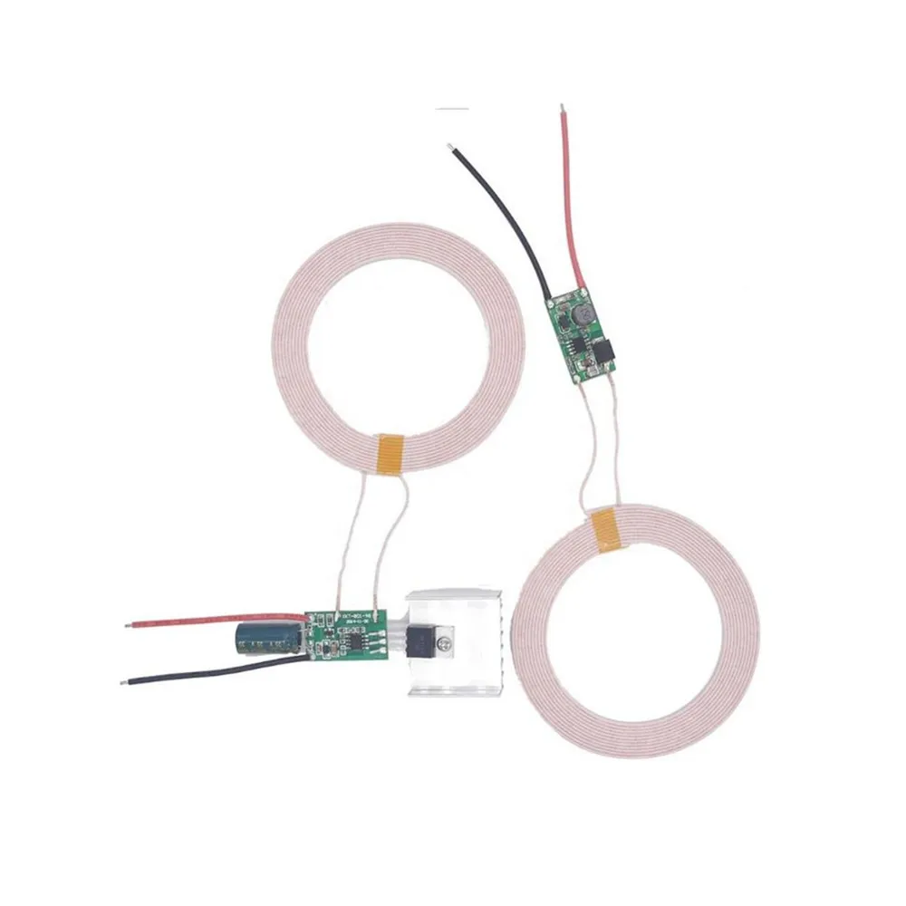 Taidacent 24V Input 5V 500mA Output Wireless Power Transfer Module 50mm Long distance Wireless Charger