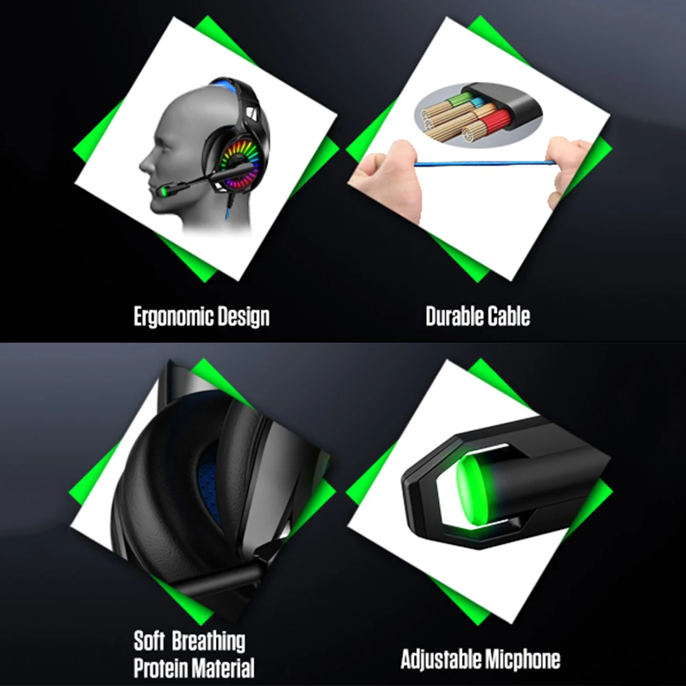 Удобные наушники с креплением на голову игровые компьютерная гарнитура
