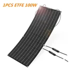 Гибкая солнечная панель ETFE 18 в 100 Вт 200 Вт, монокристаллическая солнечная батарея 12 В, зарядное устройство для автомобиля, производитель Китай