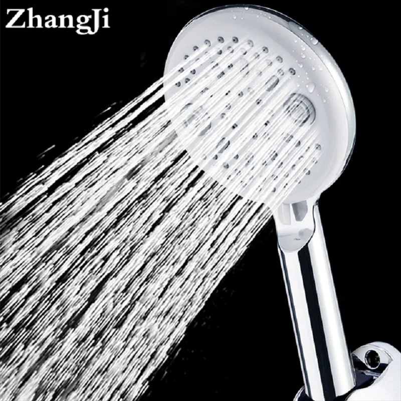 

Zhangji Cat Eye Design Bathroom Rain SPA Shower Head Modern 5 Modes Handheld Water Saving 115mm Large Panel Shower Heads Spray