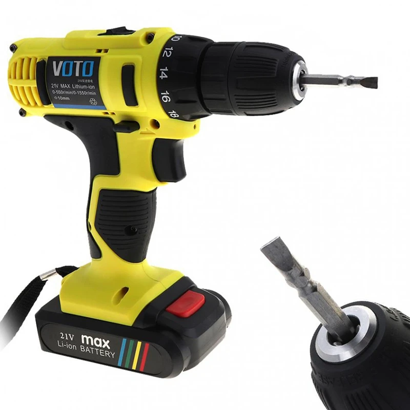 Горячая XD-VOTO 21 в мини аккумуляторная электрическая отвертка дрель
