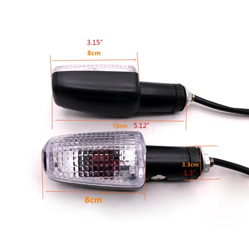 

2pcs Motorcycle LED Turn Signals Turn Signal Indicator Lights Blinkers for CB400 HORNET600 CBR250