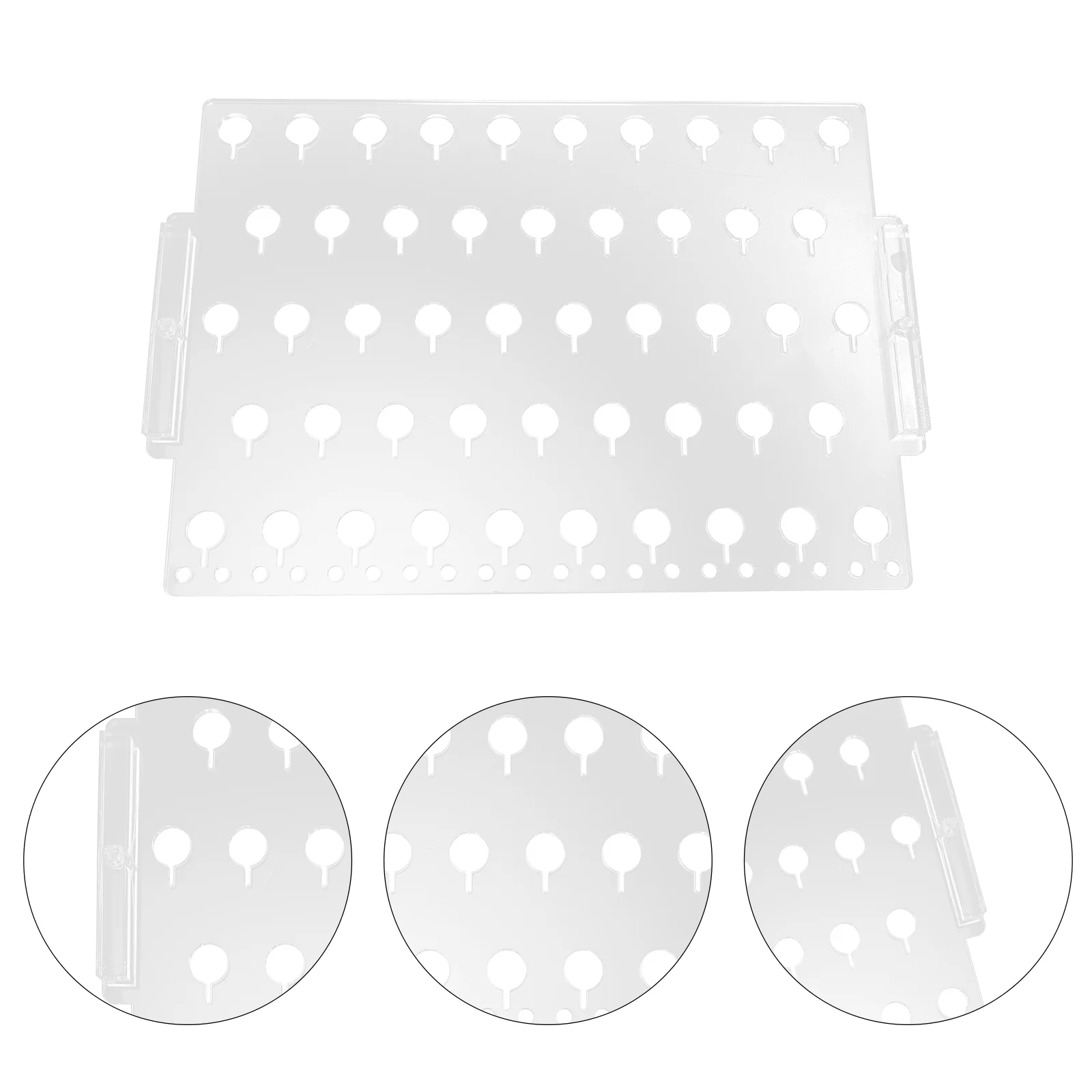 

1 шт. настенный стеллаж для хранения сережек, стеллаж для демонстрации сережек, органайзер для ювелирных изделий