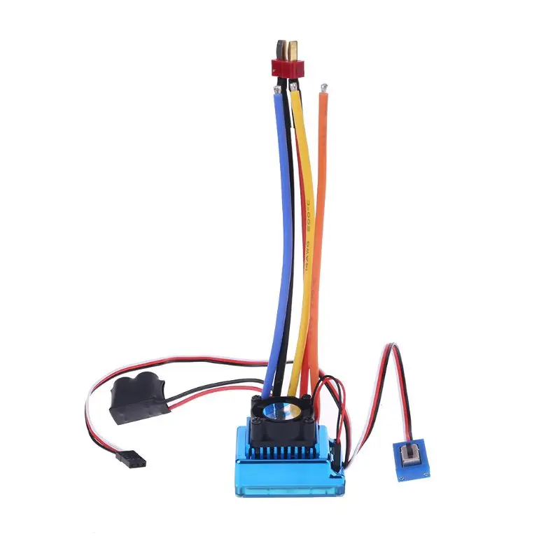 

2022 New 120A Waterproof Sensorless Brushless Speed Controller ESC for RC Car