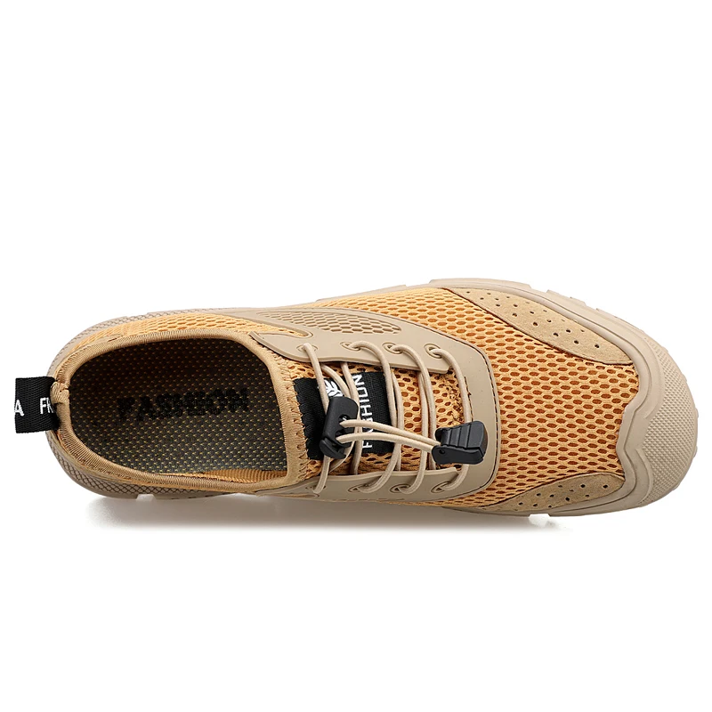 

Camping Sport Mountain Shoes Outdoor 2021 Breathable Climbing Shoes for Men Sneaker New Men Elastic Band Trekking Fishing Shoes