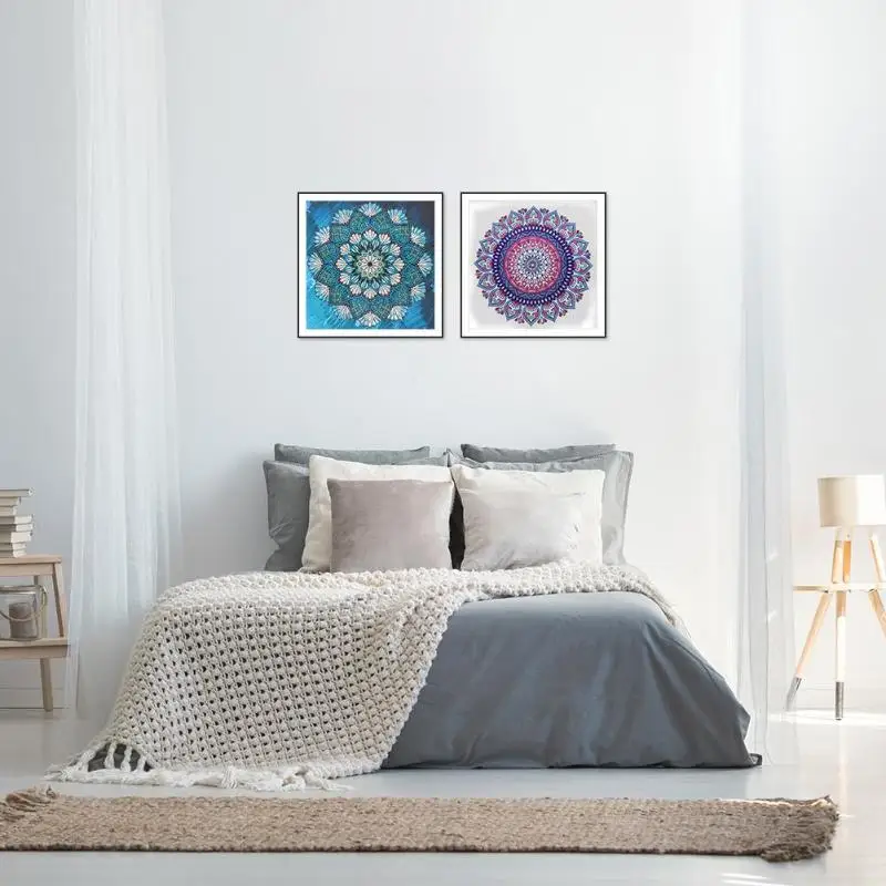 Изысканная алмазная живопись Мандала 5D Сделай Сам Специальная Форма Смола