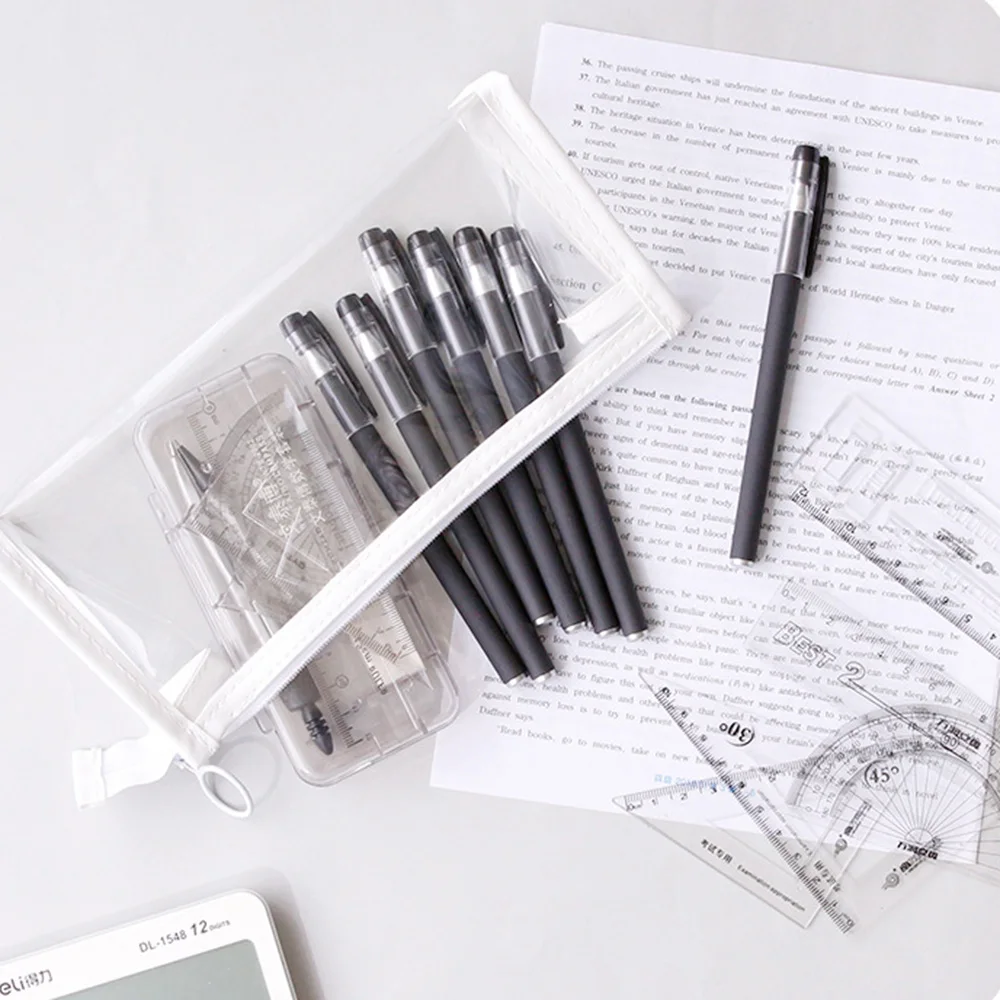 2021 new start of school school supplies box transparent phone case pencilcase bag large school pencil cases pencil cases free global shipping