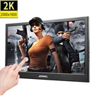 Портативный монитор ПК 10,1 дюймов 2K ips сенсорный экран маленький игровой монитор hdmi ЖК-дисплей PS3 4 Xbox360 планшет для Windows 7 8 10