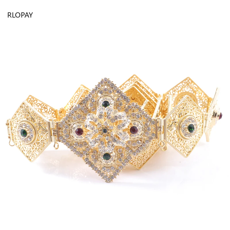 Марокканская мода Золотая цепочка ремни для женщин арабские Роскошные Свадебные