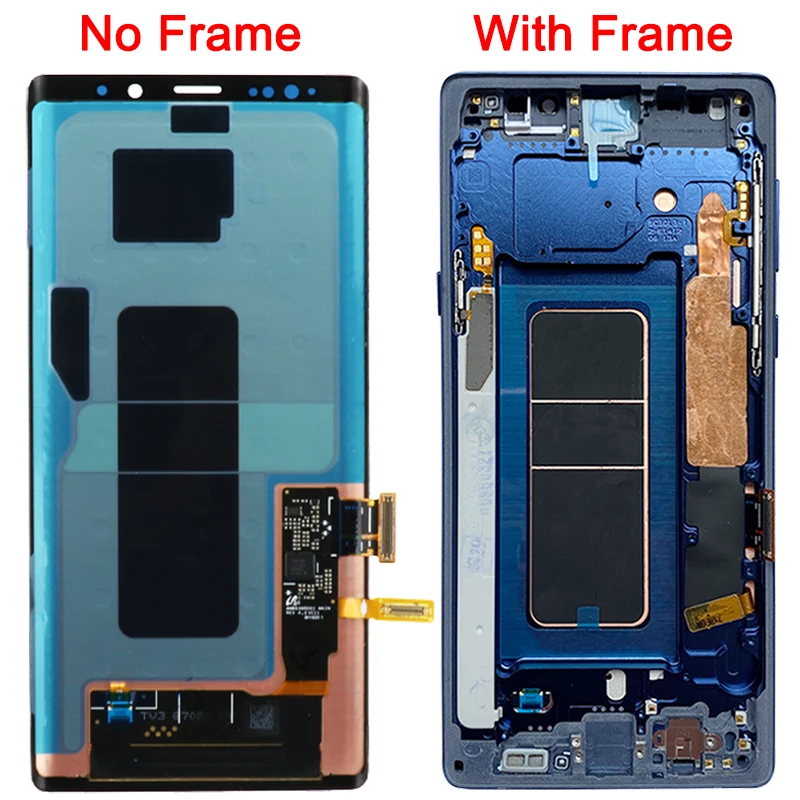 Ceny Oryginalny Super Amoled Do Samsung Galaxy Note 9 Wyświetlacz LCD Rama 6.4 Cal Note9 N960F N960U N960F/DS Ekran Dotykowy Digitizer