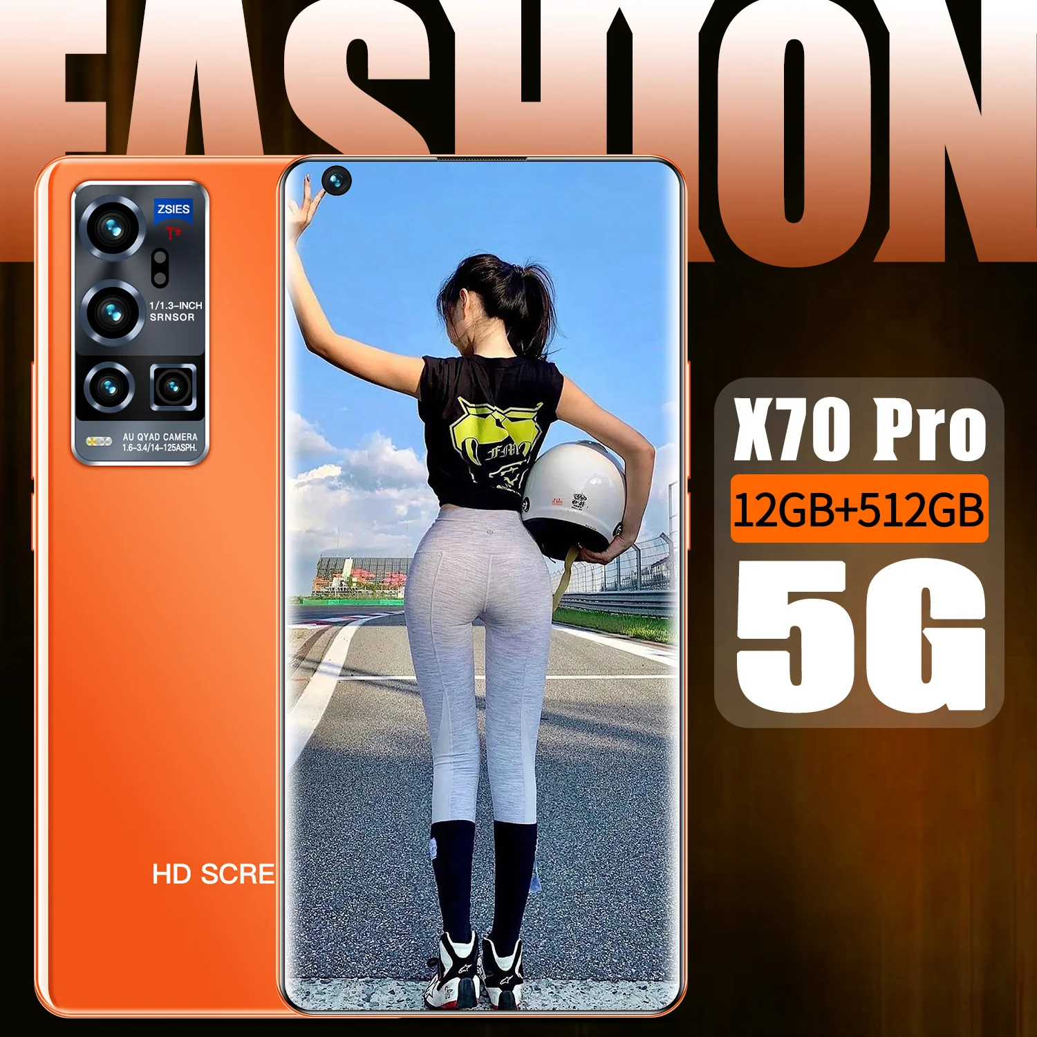 

Global Version X70 Pro Smartphone 16GB Ram 512Gb Rom 5G Dual SIM Unlocked Cellphone Android 10.0 MTK6799 Deca Core Mobile Phones