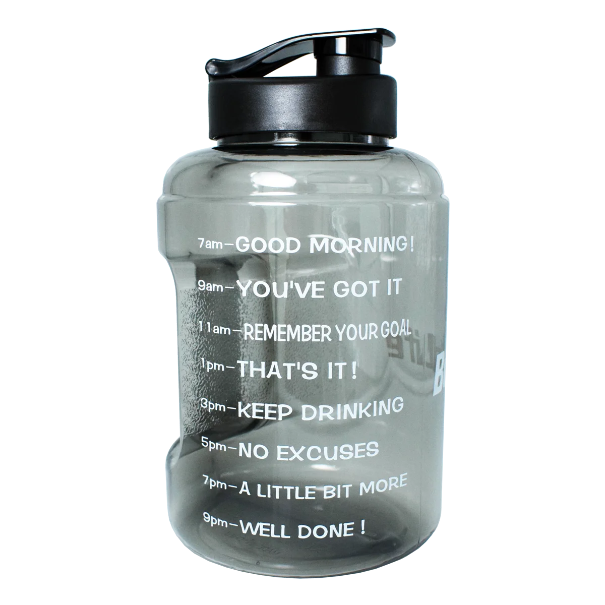 QuiFit Plastic Wide Mouth Big Drinking Water Bottles 2.5L 3.78L Gallon Jug BPA Free Sport Fitness Tourism GYM Travel Unique Item | Дом и сад