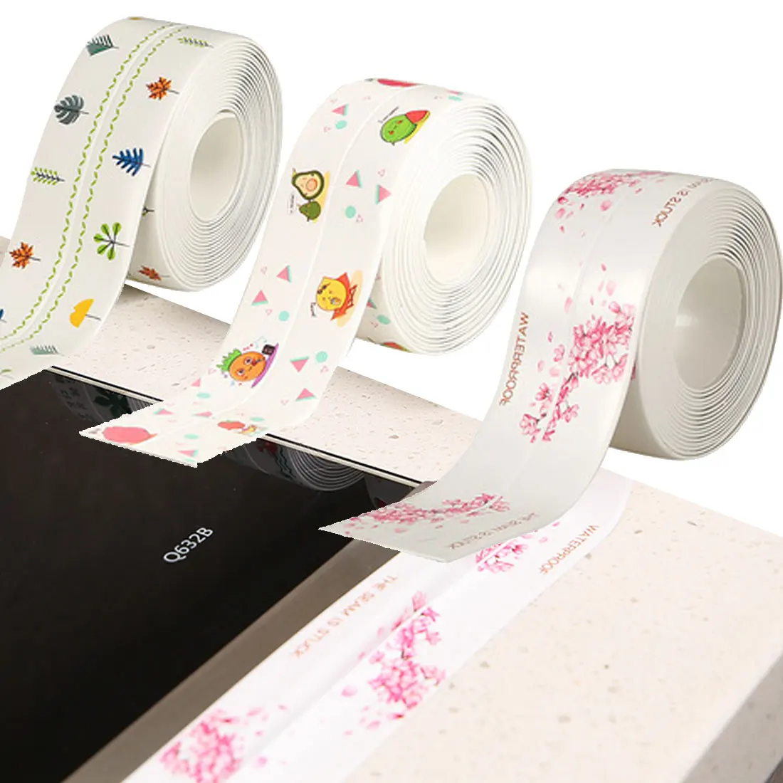 

3.8cmx3.2m Kitchen Sink Waterproof Oil-Proof Tape Stickers Bathroom Beautiful Seam Strip Toilet Sink Gap Corner Patch Sticker
