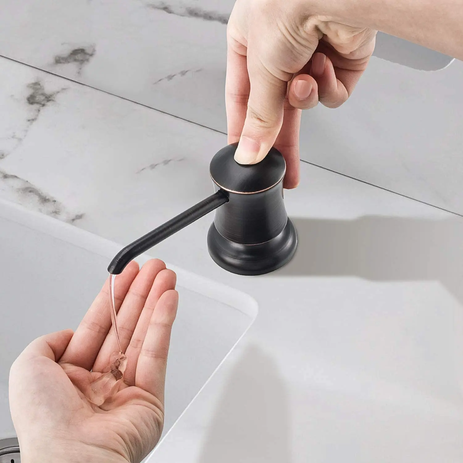 soap dispenser black kitchen soap detergent dispenser bottle liquid soap dispensers pump 500ml build in bathroom accessorie sets free global shipping