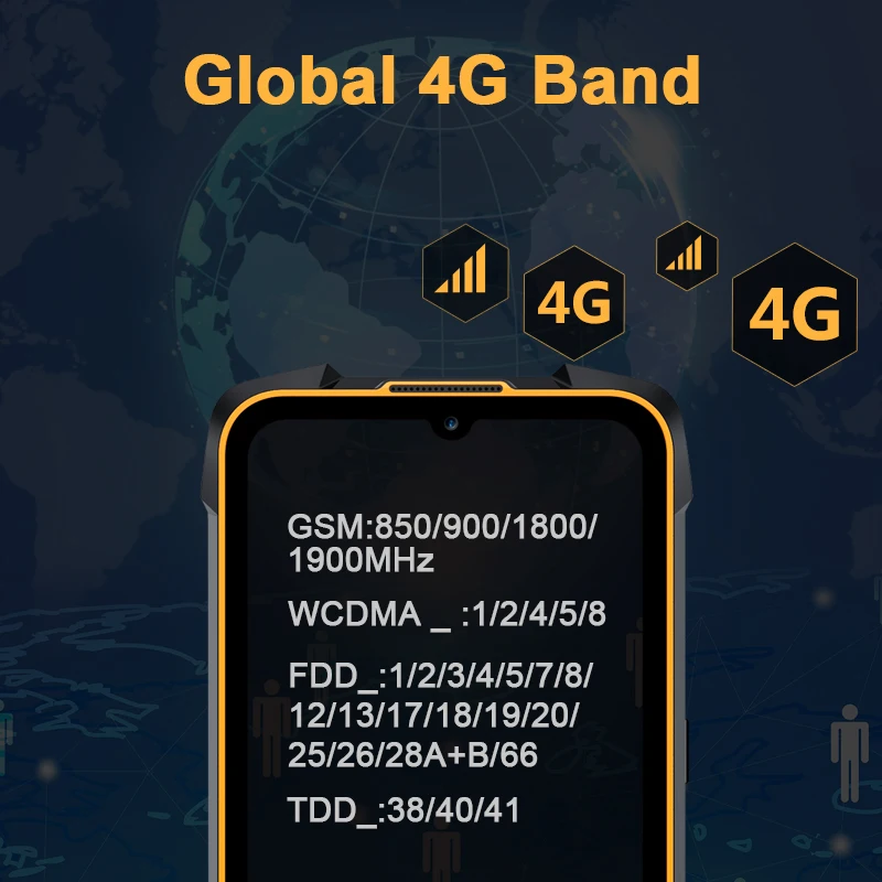 Смартфон в наличии Cubot Kingkong 5 Pro 8000 мАч Android 11 усиленный IP68/IP69K 4 Гб + 64 ГБ двойной